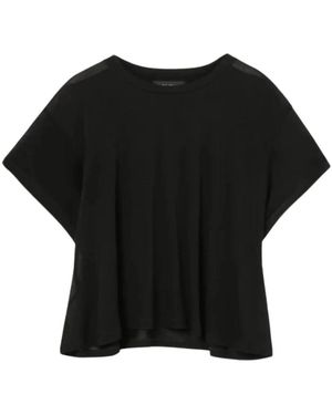 Dondup Tops ,Zwart ,T-Shirt