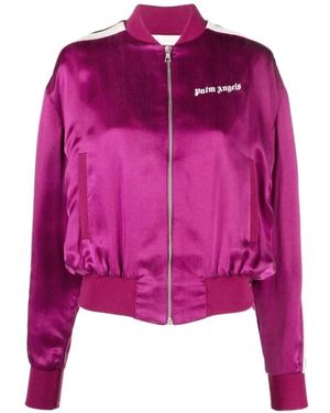 Palm Angels Zip-Throughs - Purple