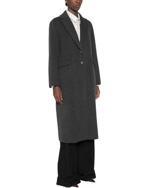 Vince Single-Breasted Coats - Negro