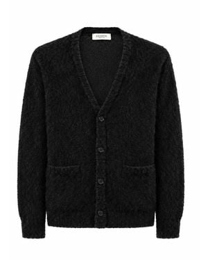 Laneus Boxi-Fit Cardigan - Schwarz
