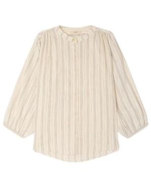 Sessun Overhemden ,Katoen A View Blouse - Naturel