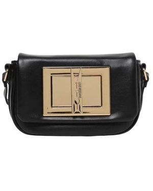 Love Moschino Klassische Schultertasche Mit Schnalle - Schwarz
