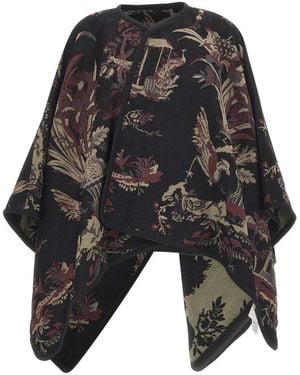 Etro Jassen ,Veelkleurig ,Katoen Cape - Zwart