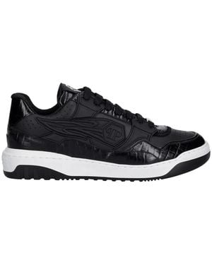 Philipp Plein Low-Top Moonwalker - Schwarz
