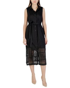 Ichi Shirt Dresses - Negro
