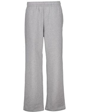 Lacoste Broeken ,Grijs ,Katoen Relaxed Fit Fleece Trainingsbroeken