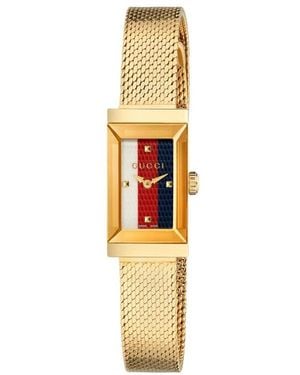 Gucci G-Frame Horloge - Metallic