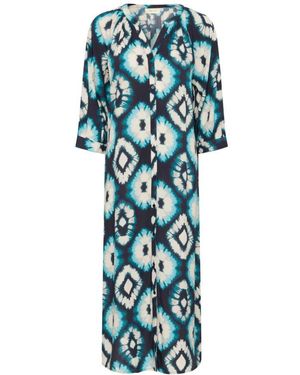 Cream Shirt Dresses - Bleu