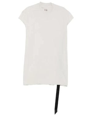 Rick Owens Tops ,Wit ,Katoen Rick Jumbo Sl T-Shirt