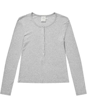 Munthe Long Sleeve Tops - Grijs
