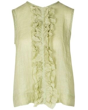 Ottod'Ame Sleeveless Tops - Green