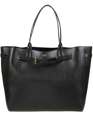 Tom Ford Tassen ,Zwart ,Leer Audrey Grote Shopper