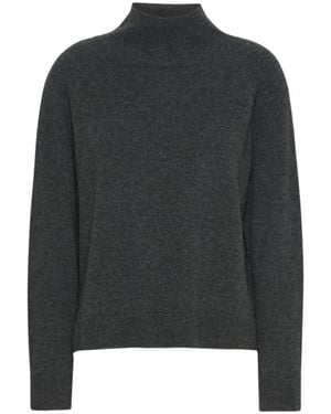 Weekend by Maxmara Truien & Vesten ,Grijs ,Wol Maglia Over - Zwart