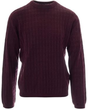 Emporio Armani Round-Neck Knitwear - Morado