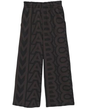 Marc Jacobs Iconic Monogram Weite Hosen - Schwarz