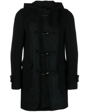Comme des Garçons Single-Breasted Coats - Black