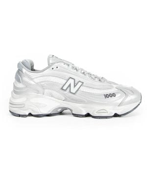New Balance Mesh Sneakers Met Rubberen Zool - Wit