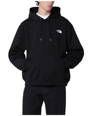 The North Face Fitness ,Zwart ,Katoen Getest En Bewezen Relaxed Hoodie