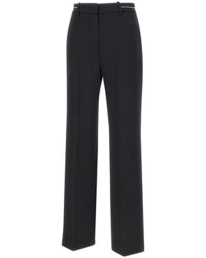 Kaos Broeken ,Zwart ,Rechte Broek - Blauw