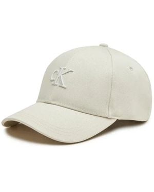 Calvin Klein Accessoires ,Katoen Archive Cap - Wit