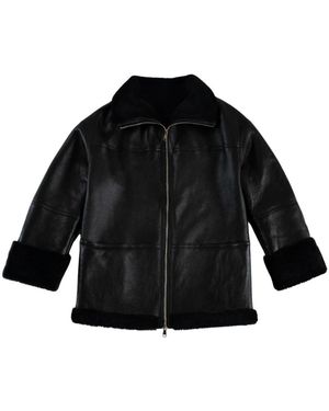 Just things we like Leather Jackets - Black