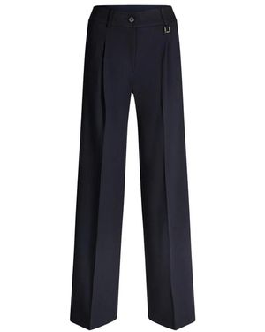 Joop! Hose Mit Elastischem Logo-Gürtel - Blau