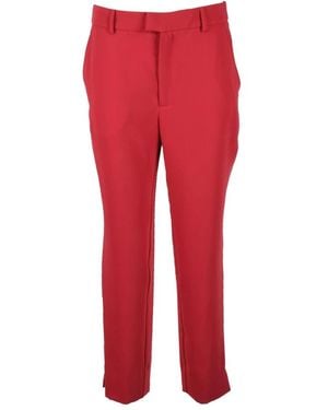 Semicouture Slim-Fit Pants - Red