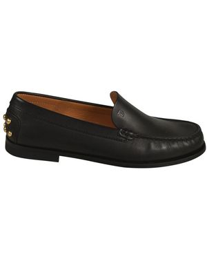 Tod's Platte Schoenen - Zwart