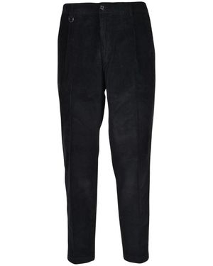 Paolo Pecora Straight Trousers - Black
