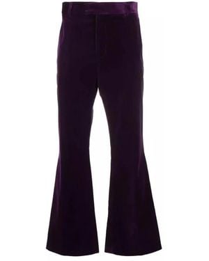 Palm Angels Wide Trousers - Purple
