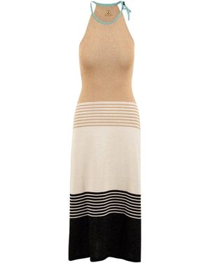 Akep Knitted Dresses - Natural