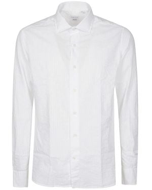 Orian Langärmliges Slim-Fit-Hemd - Weiß