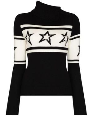 Perfect Moment Wolf Mock-Neck Top - Zwart