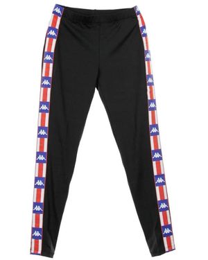 Kappa Authentische Damen Leggings Schwarz/Blau
