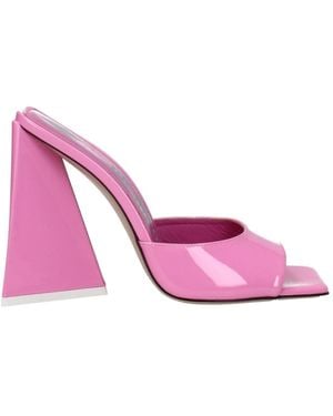 The Attico Heeled Mules - Rosa
