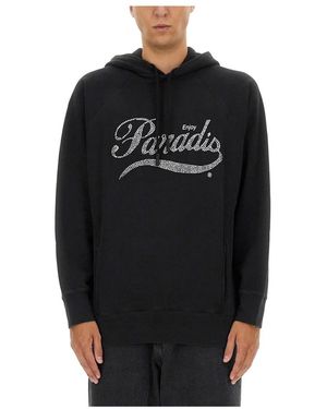 3.PARADIS Hooded Sweater - Zwart