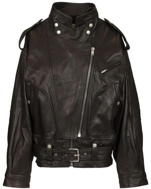 Isabel Marant Leather Jackets - Black
