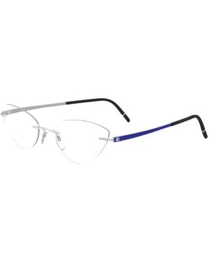 Silhouette Glasses - Blue