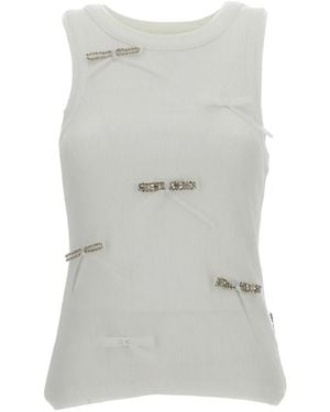 Des Phemmes Sleeveless Tops - Grey