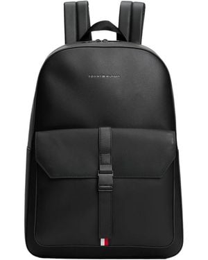 Tommy Hilfiger Minimalistischer Foundation Rucksack - Schwarz