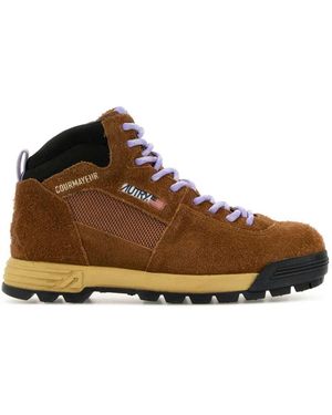 Autry Schoenen ,Bruin ,Suède Bruine Suède Malga Sneakers