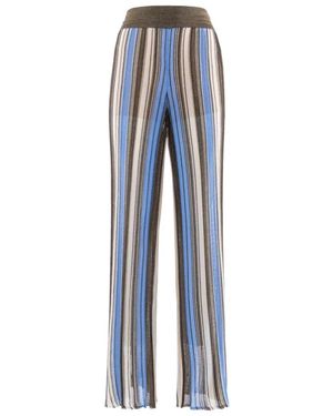 Nenette Wide Pants - Blue