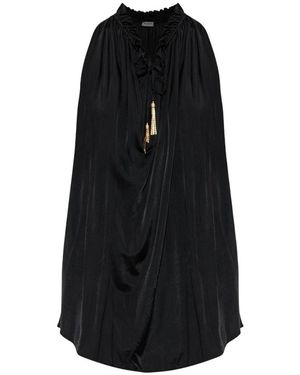 Balmain Oversized Tops - Nero