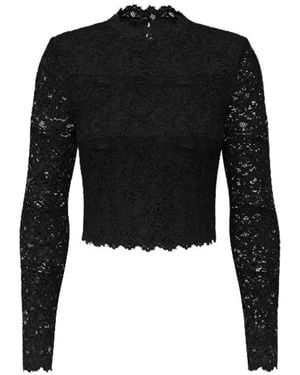Guess Long Sleeve Tops - Nero