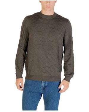 ARMANI EXCHANGE Wavy Texture Sweater - Grau
