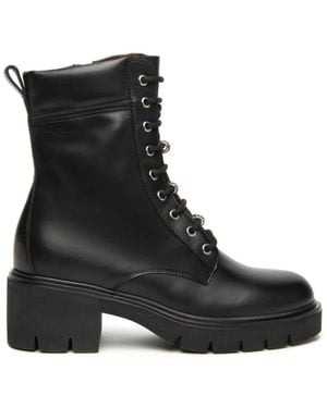 Nero Giardini Lace-Up Boots - Black
