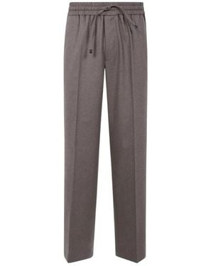 Drole de Monsieur Straight Trousers - Grey