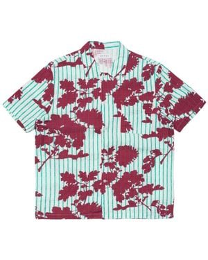 Edwin Short Sleeve Shirts - Rosso
