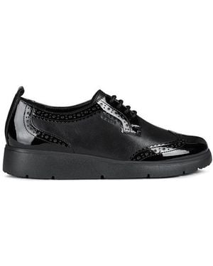 Geox Laced Shoes - Nero