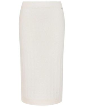 ARMANI EXCHANGE Midi Skirts - White